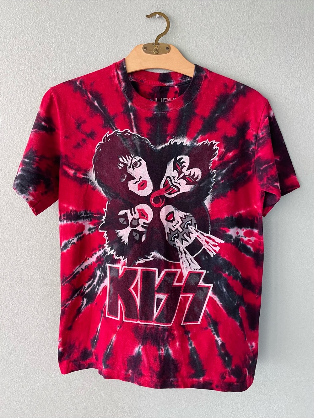 🌱5/$25🌱 Liquid Blue | KISS Rock & Roll Over Album Graphic Music Band Tee